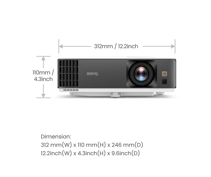Мултимедиен проектор BenQ TK700 DLP, 4K UHD