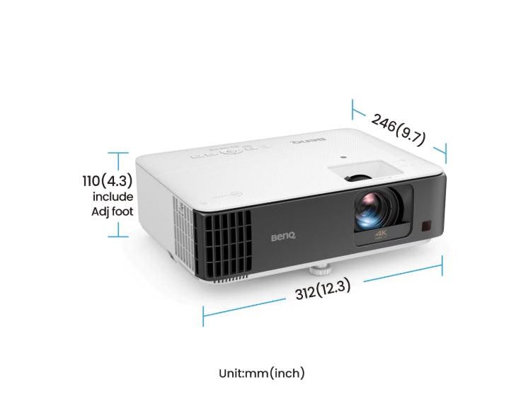 Мултимедиен проектор BenQ TK700ST DLP, 4K UHD