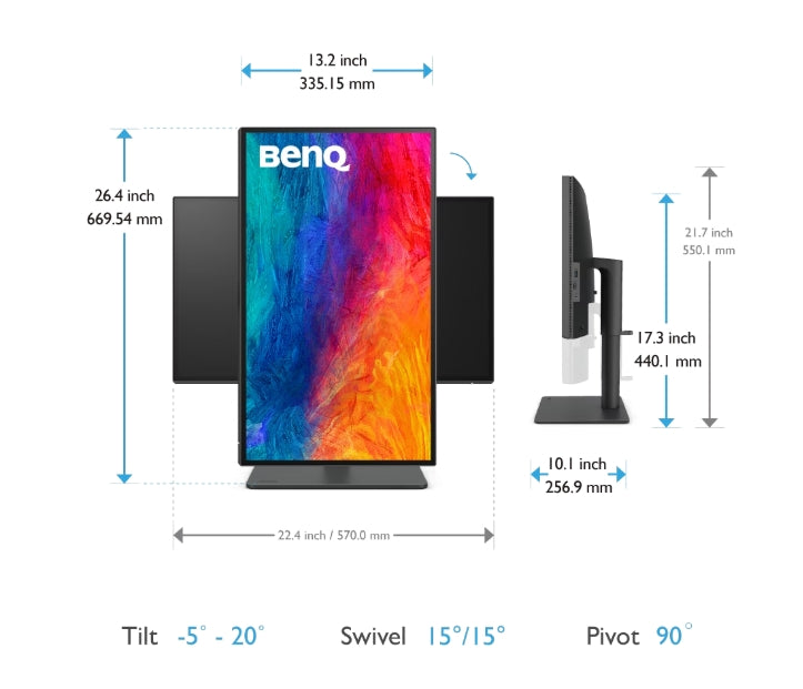 Монитор BenQ PD2506Q 25" IPS