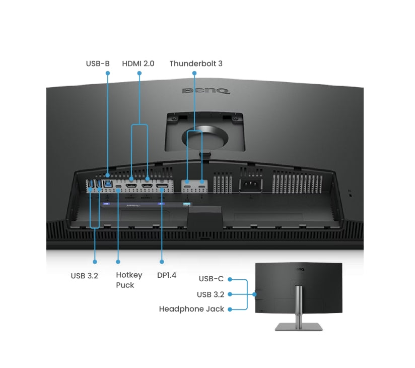 Монитор BenQ PD3225U, 32", 4K Designer Monitor