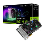Видео карта PNY GeForce RTX 5070 Ti 16GB ARGB Triple Fan OC