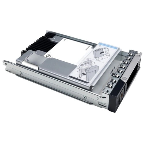 Твърд диск Dell 480GB SSD SATA Mixed Use 6Gbps 512e 2.5in with 3.5in HYB CARR