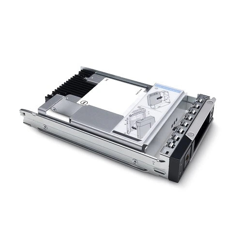 Твърд диск Dell 480GB SSD SATA Mixed Use 6Gbps 512e 2.5in with 3.5in HYB CARR Hot-plug
