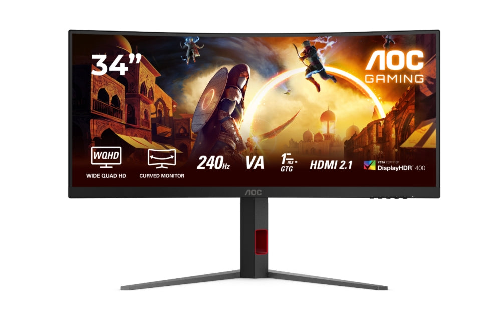 Монитор AOC CU34G4Z, 34" Curved 1500R