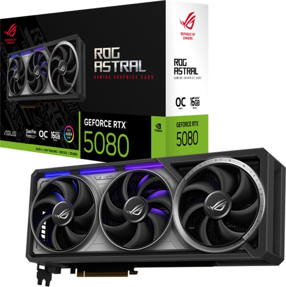 Видео карта Asus ROG Astral GeForce RTX 5080 16GB GDDR7 OC