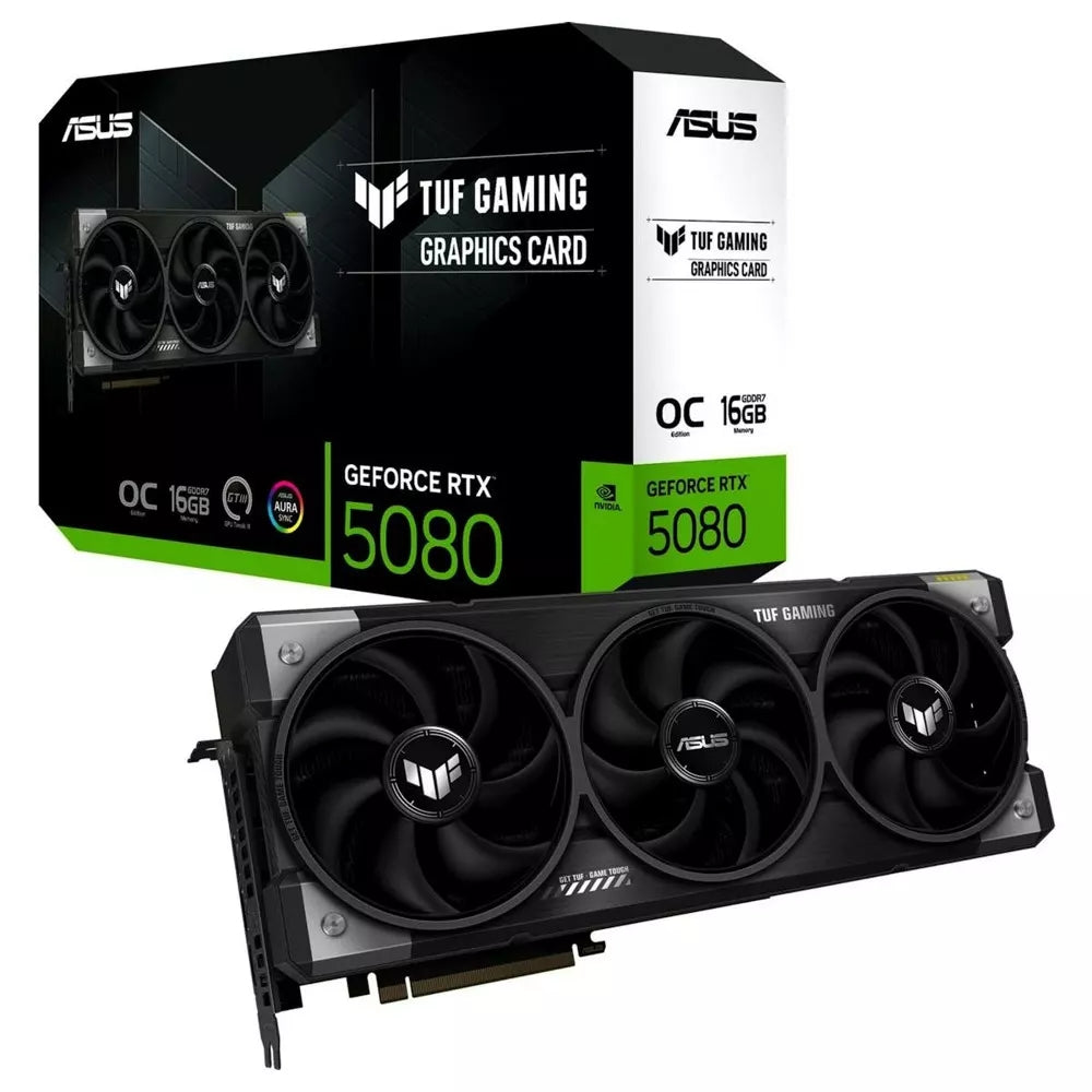 Видео карта Asus TUF Gaming GeForce RTX 5080 16GB GDDR7 OC