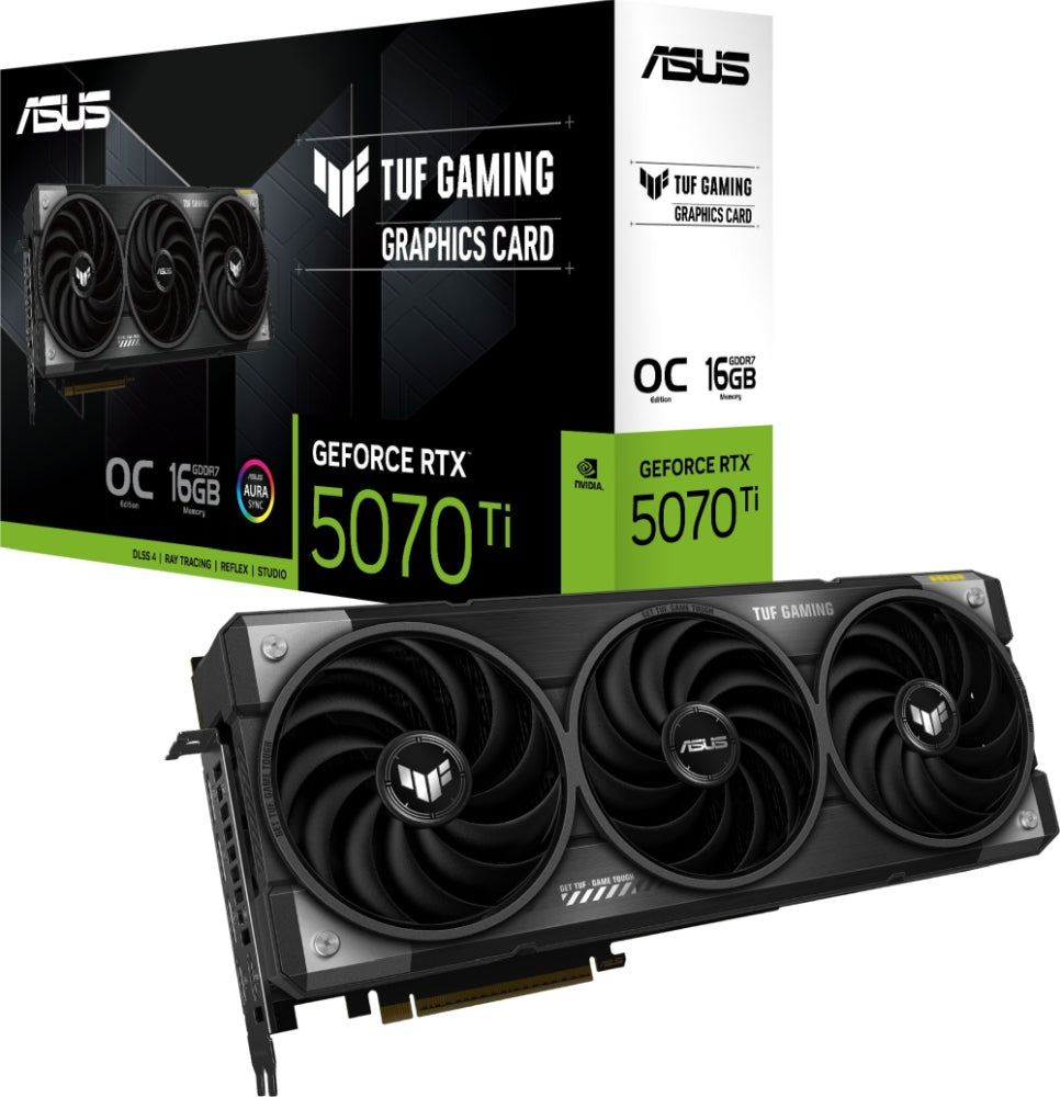 Видео карта Asus TUF Gaming GeForce RTX 5070 Ti 16GB GDDR7 OC