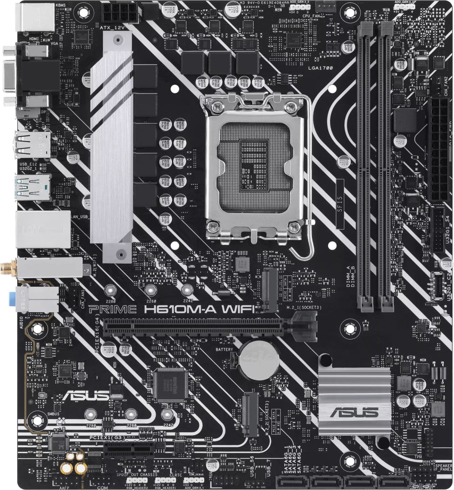 Дънна платка Asus Prime H610M-A Wi-Fi