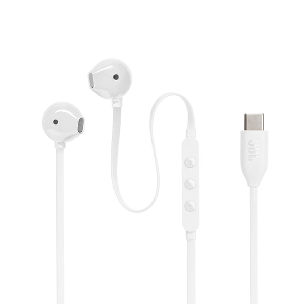 Слушалки JBL T305C WHT USB-C In-ear headphones