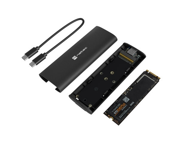 Кутия за твърд диск Natec External SSD Enclosure Rhino M.2 NVME Lite USB-C 3.1 GEN 2