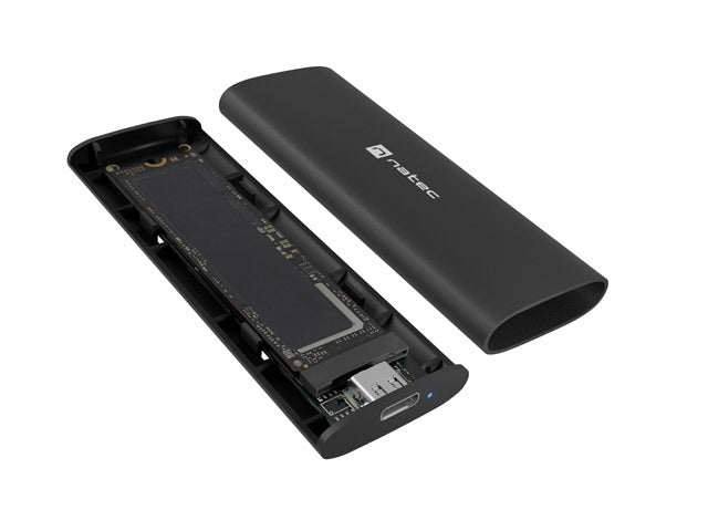 Кутия за твърд диск Natec External SSD Enclosure Rhino M.2 NVME Lite USB-C 3.1 GEN 2