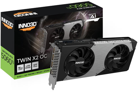 Видео карта Inno3D GeForce RTX 5060 Ti 16GB GDDR7 Twin X2 OC