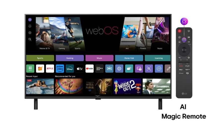Телевизор LG 50QNED80A3A, 50" 4K QNED HDR Smart TV