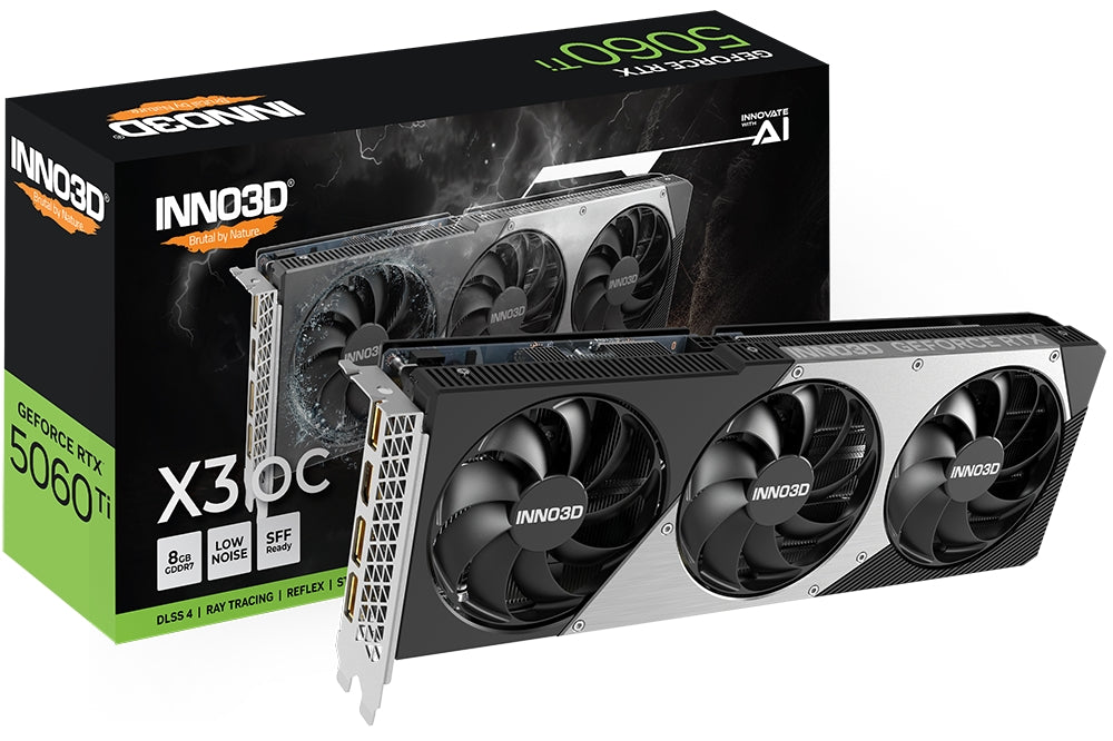 Видео карта Inno3D GeForce RTX 5060 Ti 8GB GDDR7 X3 OC
