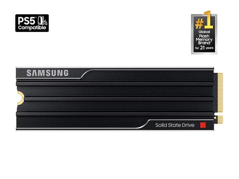 Твърд диск Samsung SSD 9100 PRO 2TB Heatsink PCIe 5.0 NVMe 2.0 M.2 Read 14700 MB/s Write
