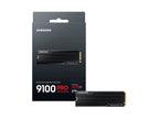Твърд диск Samsung SSD 9100 PRO 2TB Heatsink PCIe 5.0 NVMe 2.0 M.2 Read 14700 MB/s Write