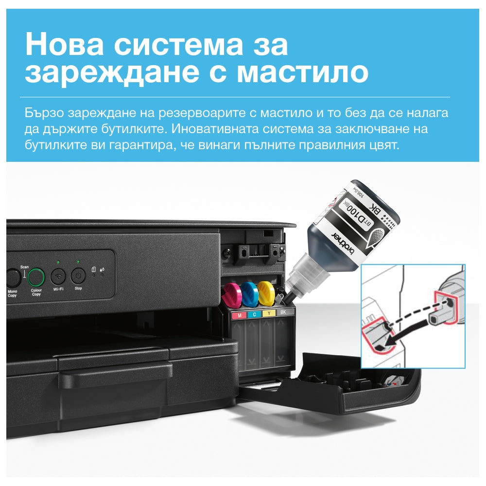 Мастилоструйно многофункционално устройство Brother DCP-T430WYJ1 Inkbenefit Plus