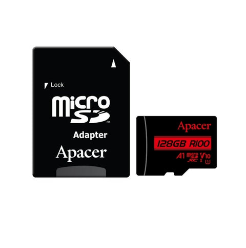 Памет Apacer 128GB microSDHC/SDXC UHS-I U1 V10 A1 (1 adapter)