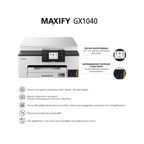 Мастилоструен принтер Canon MAXIFY GX1040 All-In-One, White&Black