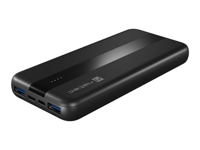 Зарядно устройство Natec Powerbank Trevi Slim Q V2 10000MAh 2X USB-A 18W + 1X USB-C 20W +