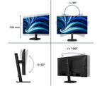 Монитор Philips 27B2U3601, 27" IPS WLED