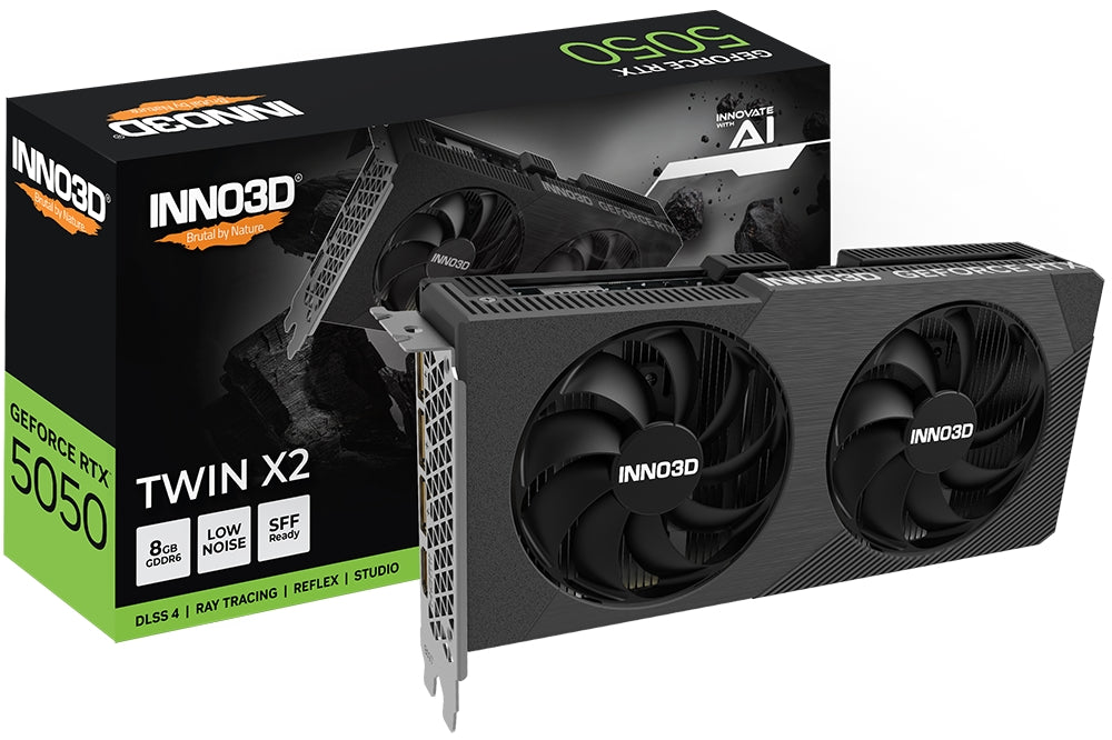 Видео карта Inno3D GeForce RTX 5050 8GB GDDR6 Twin X2