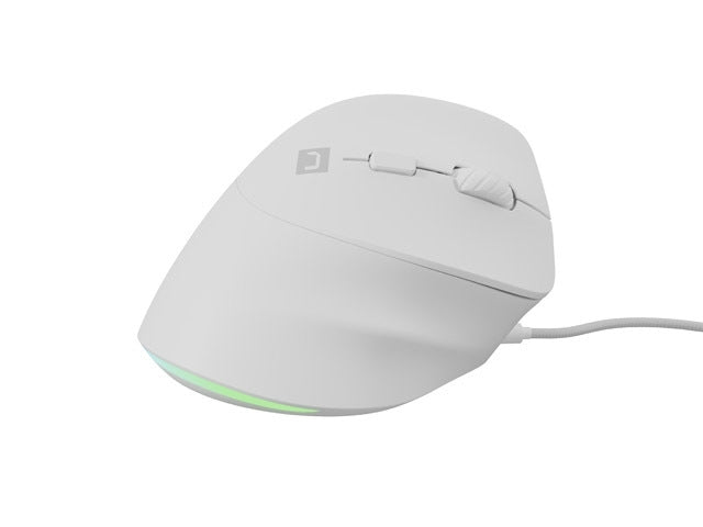 Мишка Natec Vertical Mouse Crake 2 Pro 12800DPI Optical White