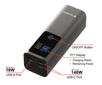 Външна батерия Verbatim Charge 'n' Go Power Bank 27000mAh 183W Grey