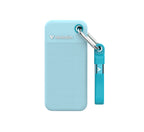 Твърд диск Verbatim Pocket SSD USB 3.2 Gen 2 2TB Polar Blue incl. two rubber sleeves