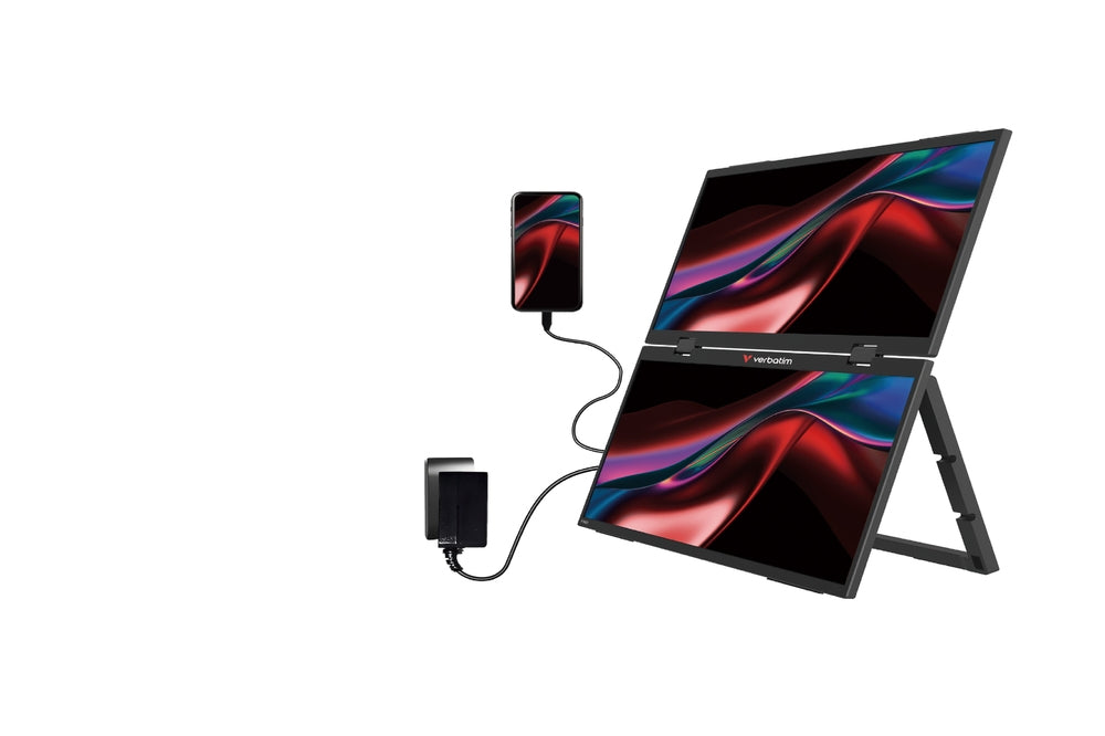 Монитор Verbatim Portable 15.6" Dual Monitor Essentials