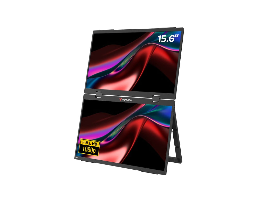 Монитор Verbatim Portable 15.6" Dual Monitor Essentials