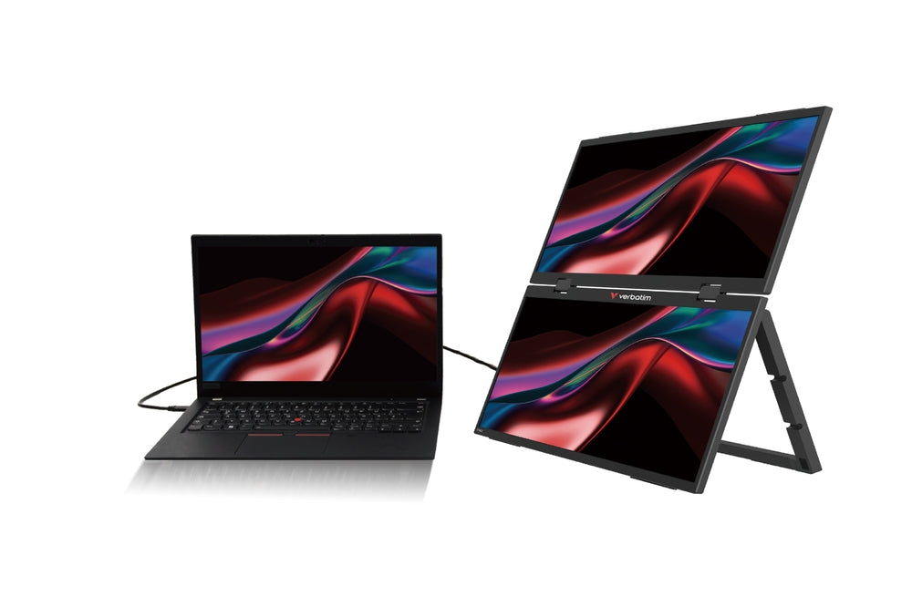 Монитор Verbatim Portable 15.6" Dual Monitor Essentials