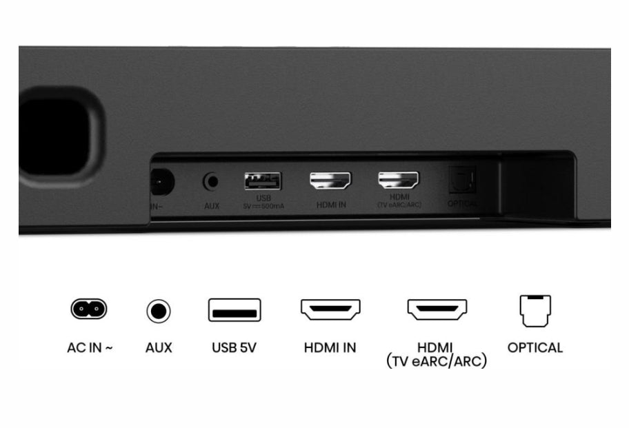 Аудио система Hisense AX5140Q, 5.1.4Ch Sound Bar with Wireless Subwoofer