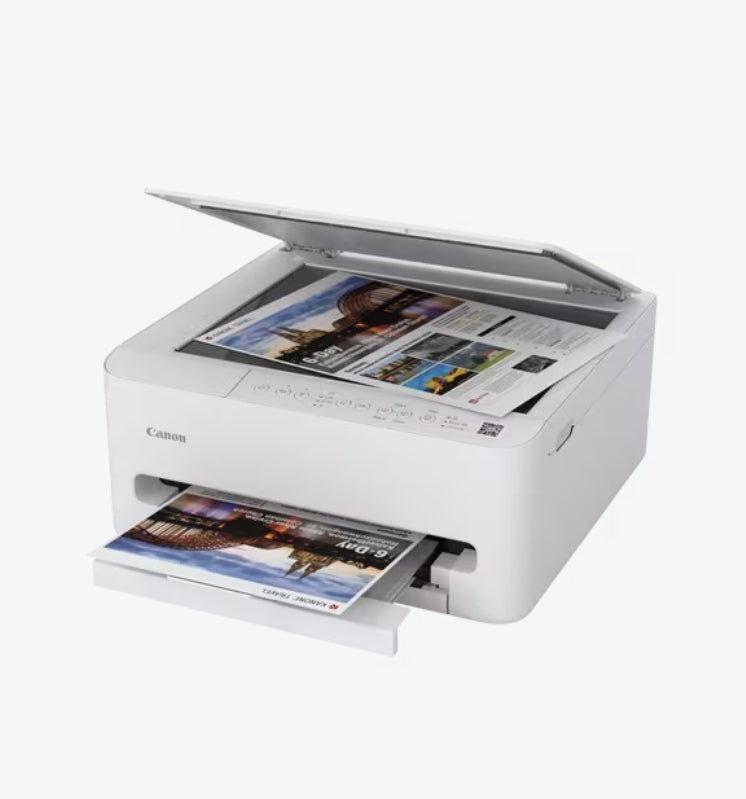 Мастилоструйно многофункционално устройство Canon PIXMA TS4150i All-In-One, White