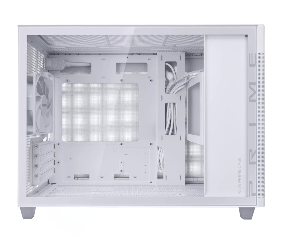 Кутия за компютър Asus Prime AP201 TG White