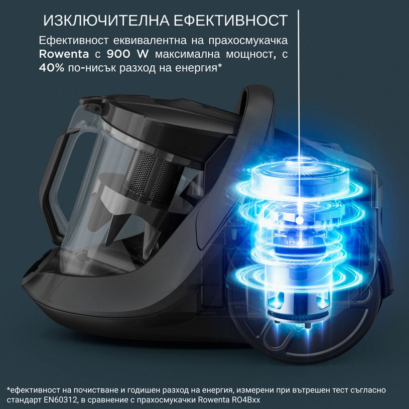 Прахосмукачка Rowenta RO7C32EA Green Force Cyclonic Effitech 500W