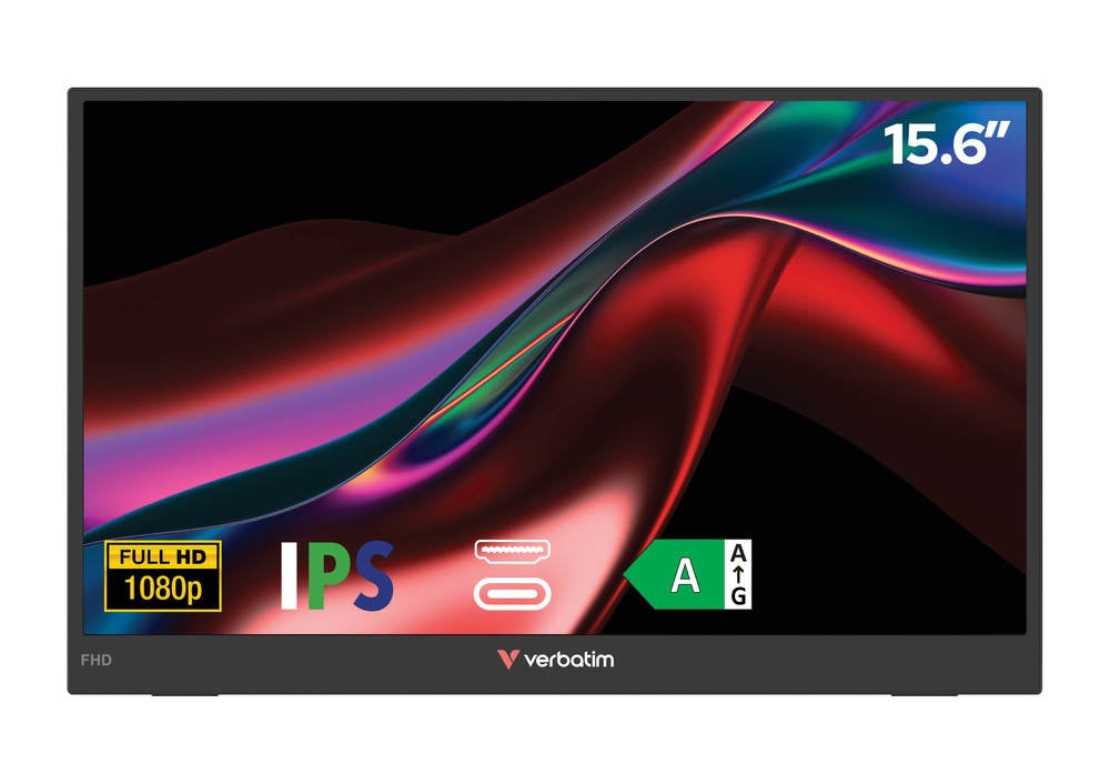 Монитор Verbatim Portable 15.6 FHD Monitor LIGHT