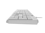 Клавиатура Natec Keyboard Nautilus US Layout White