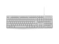 Клавиатура Natec Keyboard Nautilus US Layout White