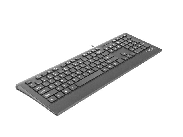 Клавиатура Natec Keyboard Barracuda SLIM US Layout Black