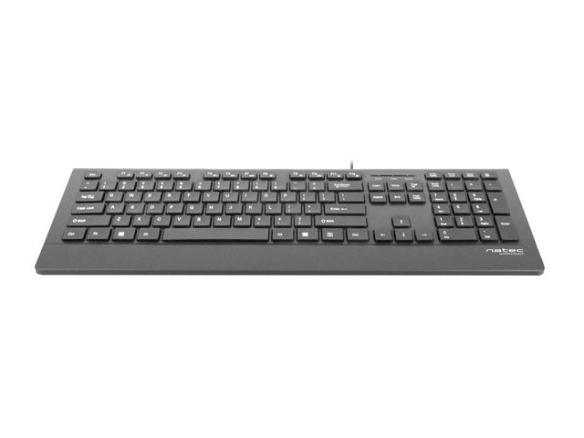 Клавиатура Natec Keyboard Barracuda SLIM US Layout Black