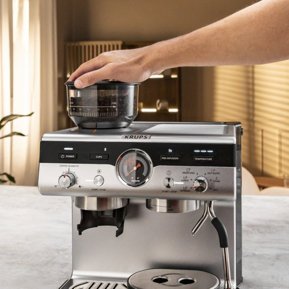 Кафемашина Krups XP801T10 Esp Pump+Grinder Precision