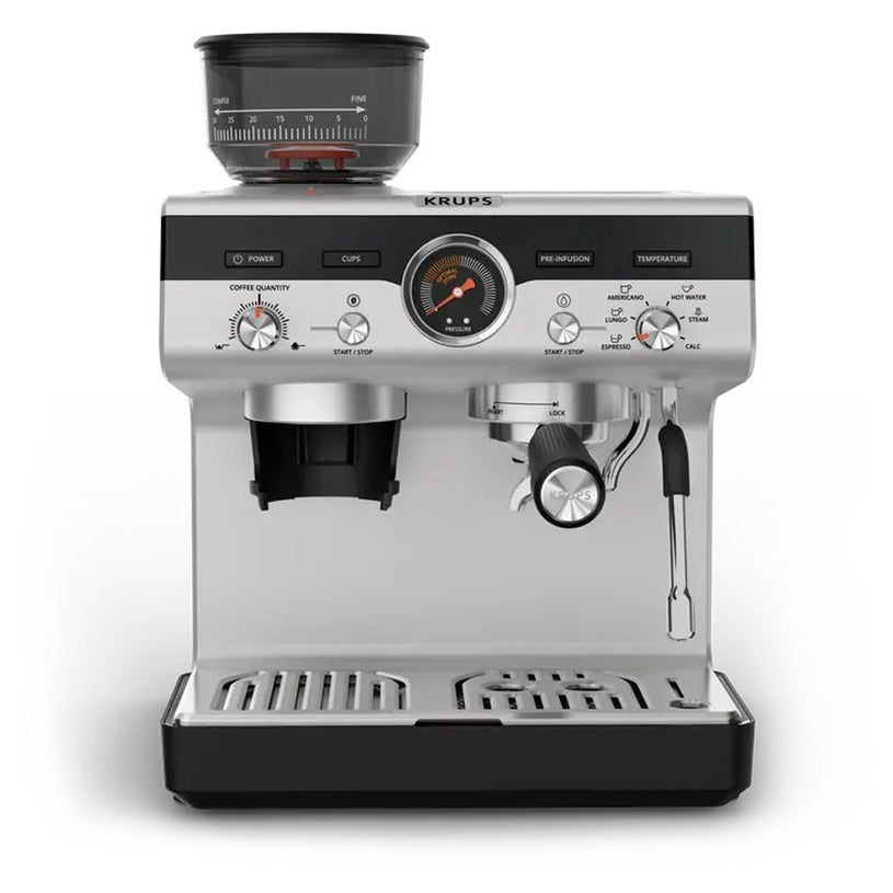 Кафемашина Krups XP804T10 Esp Pump+Grinder Precision Plus