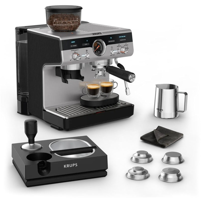 Кафемашина Krups XP804T10 Esp Pump+Grinder Precision Plus