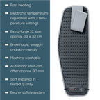 Термоподложка Beurer HK 60 Cosy Grey Abdominal & Back Heat Pad