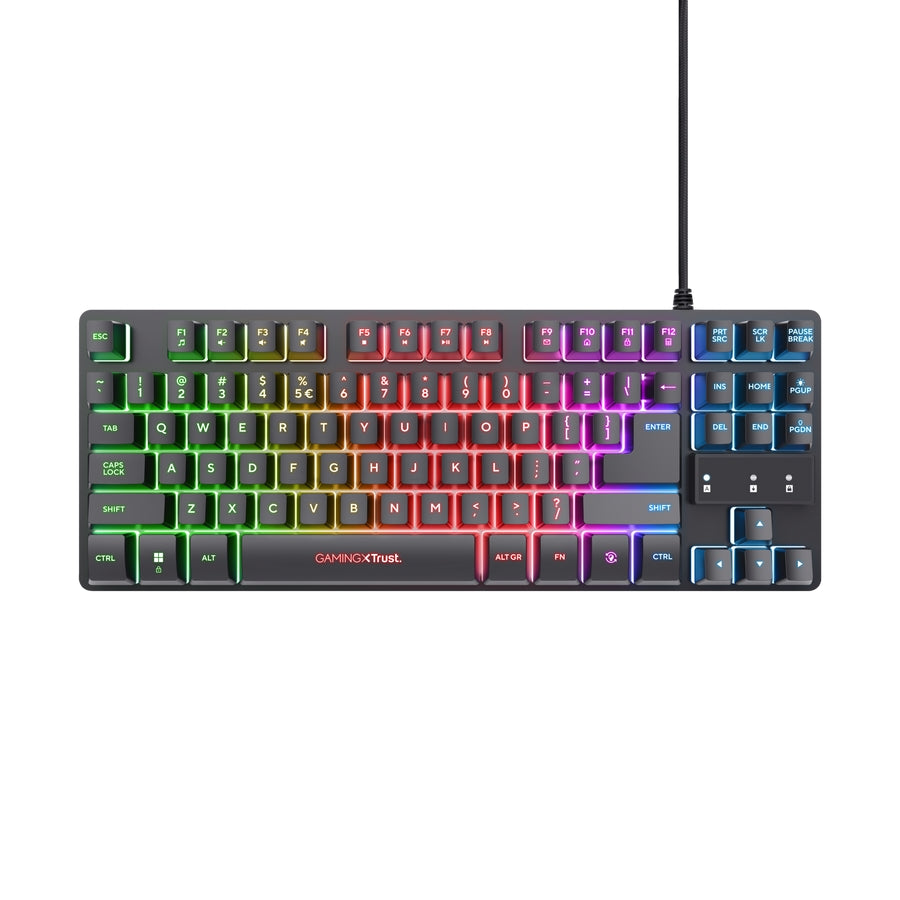 Клавиатура TRUST GXT833 Thado TKL Keyboard, Black US