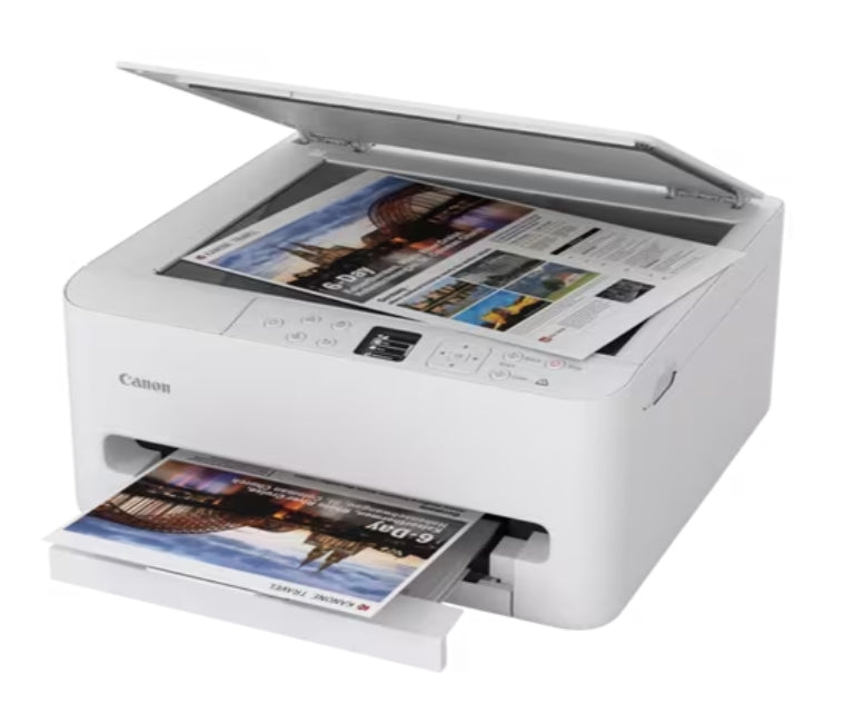Мастилоструйно многофункционално устройство Canon PIXMA TS6550i All-In-One, White