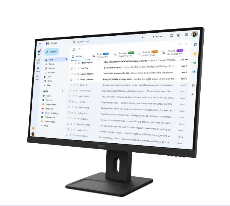 Монитор Lenovo ThinkVision E27-40 27" IPS
