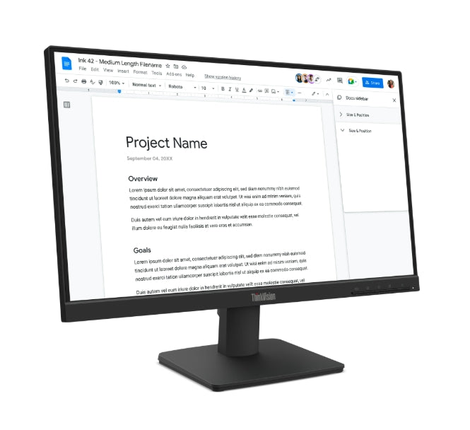 Монитор Lenovo ThinkVision S22-4e 21.5" IPS