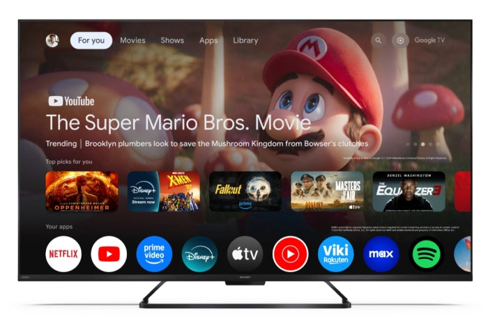 Телевизор Sharp 55HR7265E, 55" QLED GOOGLE TV